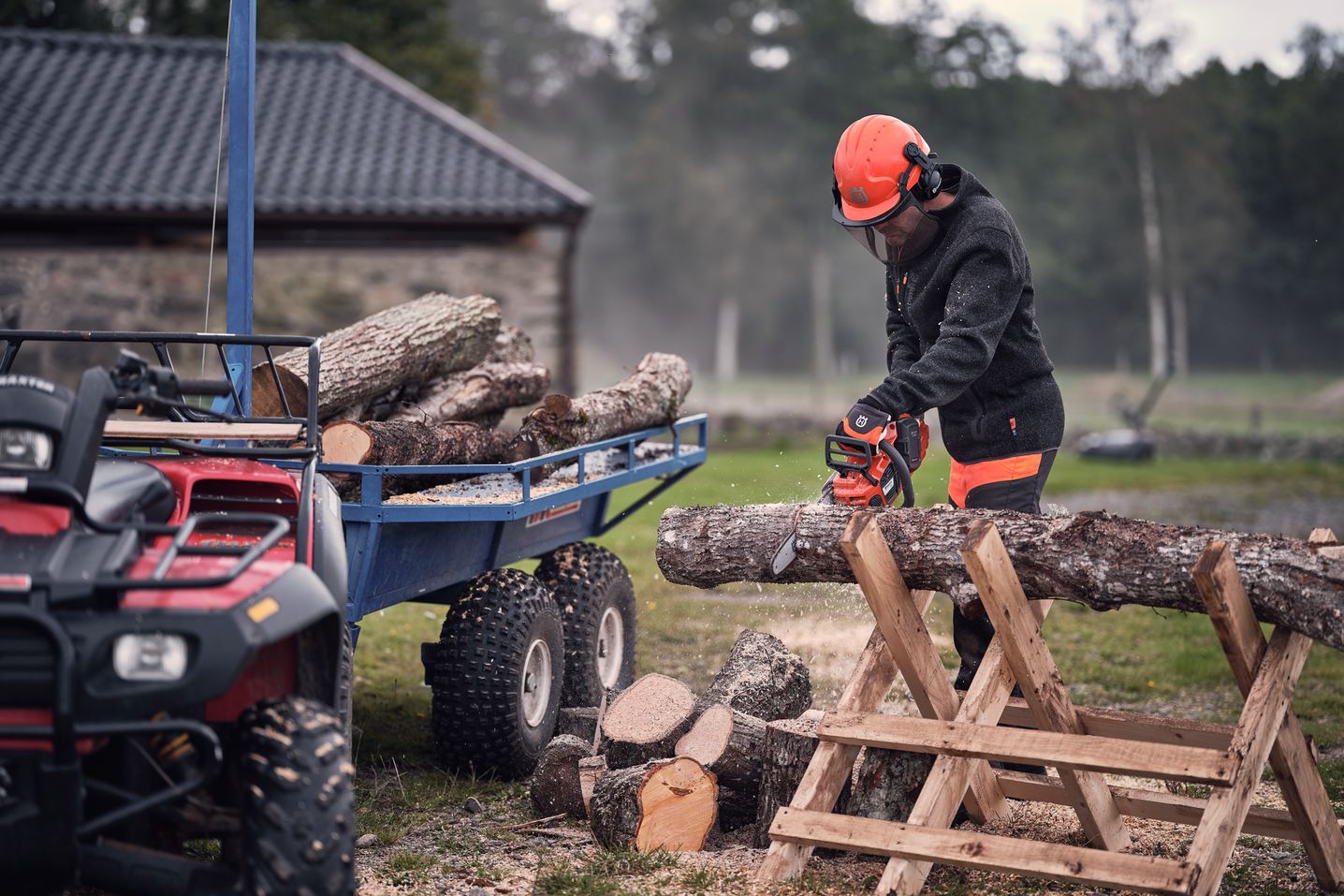 Motorsave til skov og brænde
